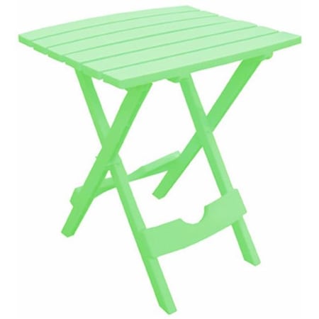 Adams 8500-08-3731 Quik Fold Portable Resin Side Table - Summer Green